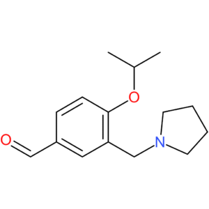 4-isopropoxy-3-(pyrrolidin-1-ylmethyl)benzaldehyde