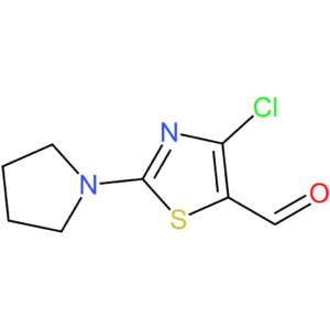 4-chloro-2-(pyrrolidin-1-yl)thiazole-5-carbaldehyde