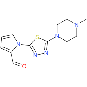 1-(5-(4-methylpiperazin-1-yl)-1,3,4-thiadiazol-2-yl)-1H-pyrrole-2-carbaldehyde