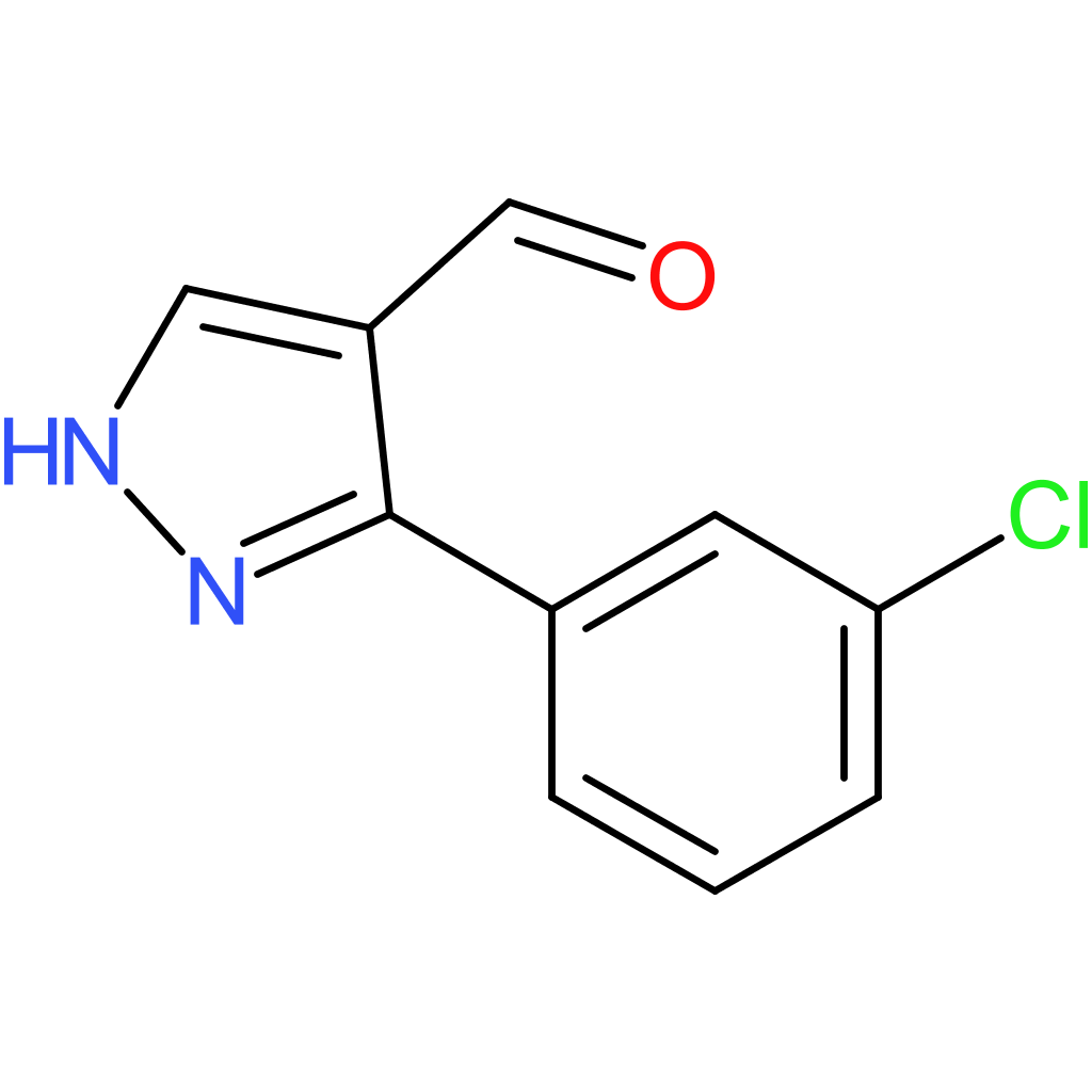 3-(3-chlorophenyl)-1H-pyrazole-4-carbaldehyde