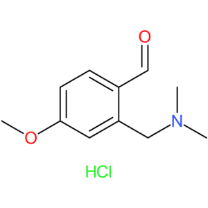 2-((dimethylamino)methyl)-4-methoxybenzaldehyde hydrochloride