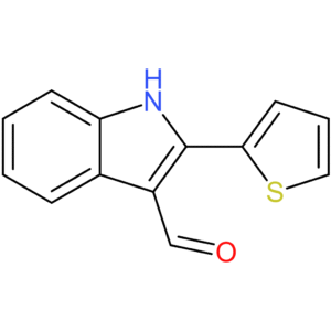 2-(thiophen-2-yl)-1H-indole-3-carbaldehyde