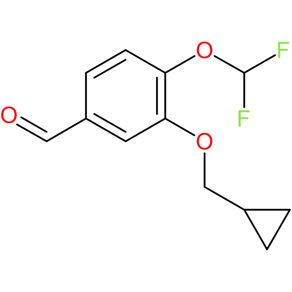 3-(cyclopropylmethoxy)-4-(difluoromethoxy)benzaldehyde