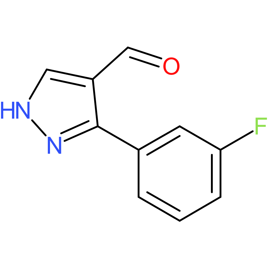3-(3-fluorophenyl)-1H-pyrazole-4-carbaldehyde