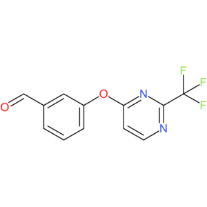 3-((2-(trifluoromethyl)pyrimidin-4-yl)oxy)benzaldehyde