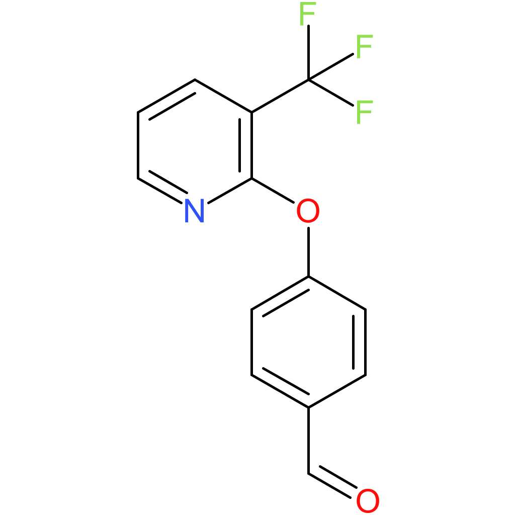 4-((3-(trifluoromethyl)pyridin-2-yl)oxy)benzaldehyde