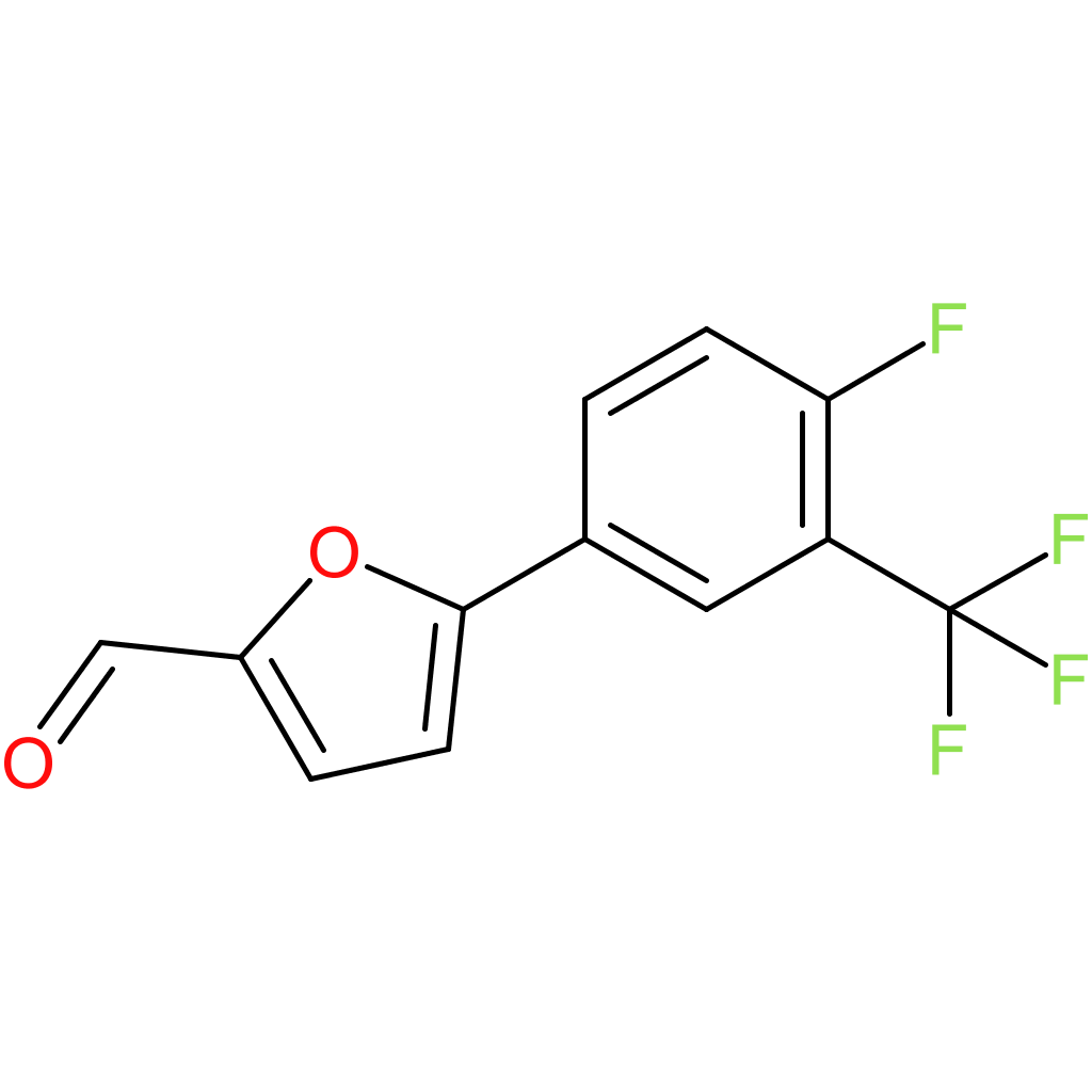 5-(4-fluoro-3-(trifluoromethyl)phenyl)furan-2-carbaldehyde