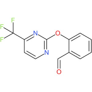 2-((4-(trifluoromethyl)pyrimidin-2-yl)oxy)benzaldehyde