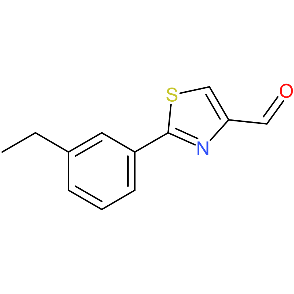 2-(3-ethylphenyl)thiazole-4-carbaldehyde
