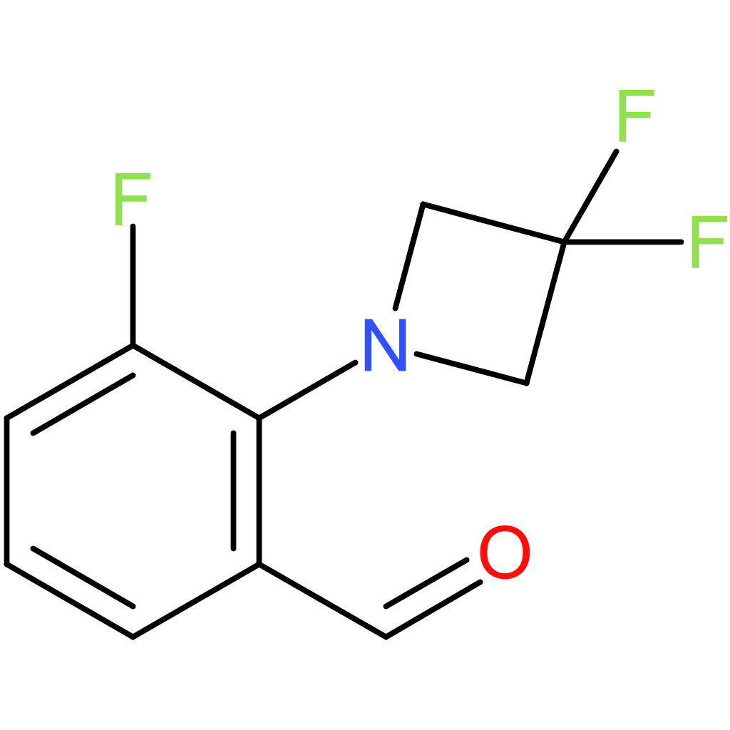 2-(3,3-difluoroazetidin-1-yl)-3-fluorobenzaldehyde