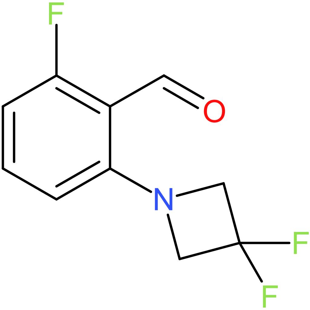 2-(3,3-difluoroazetidin-1-yl)-6-fluorobenzaldehyde