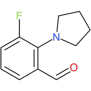 3-fluoro-2-(pyrrolidin-1-yl)benzaldehyde