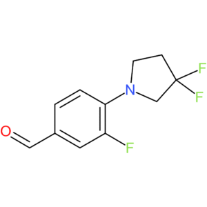 4-(3,3-difluoropyrrolidin-1-yl)-3-fluorobenzaldehyde