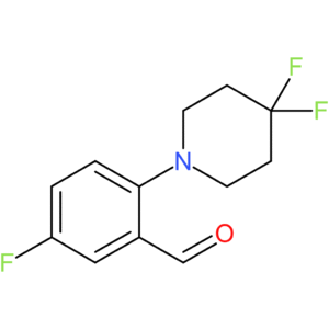 2-(4,4-difluoropiperidin-1-yl)-5-fluorobenzaldehyde