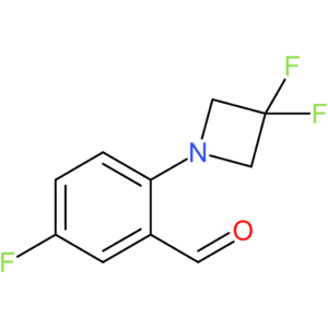 2-(3,3-difluoroazetidin-1-yl)-5-fluorobenzaldehyde