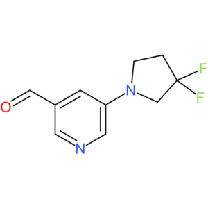 5-(3,3-difluoropyrrolidin-1-yl)nicotinaldehyde