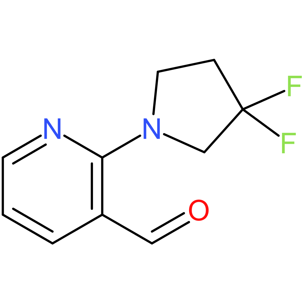 2-(3,3-difluoropyrrolidin-1-yl)nicotinaldehyde