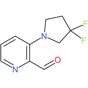 3-(3,3-difluoropyrrolidin-1-yl)picolinaldehyde