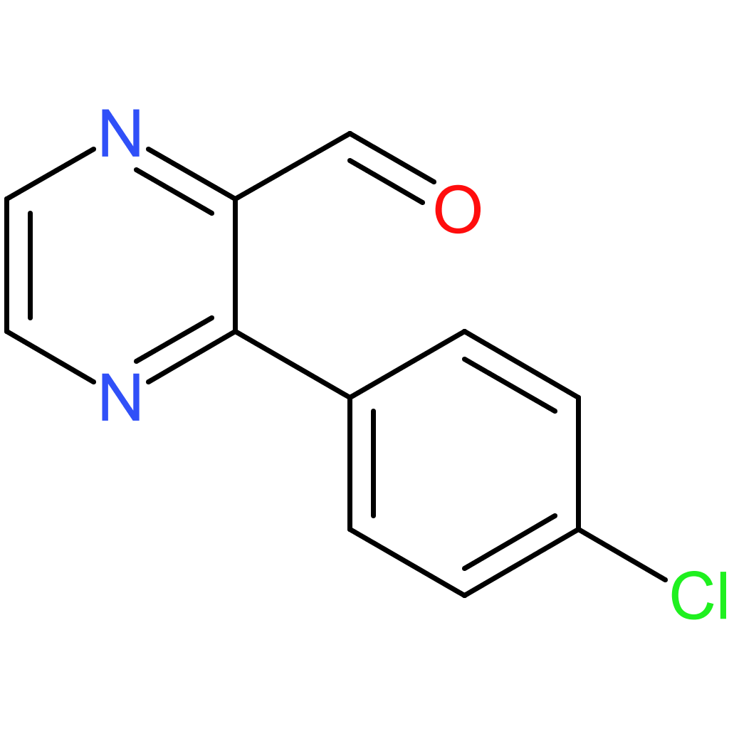 3-(4-chlorophenyl)pyrazine-2-carbaldehyde