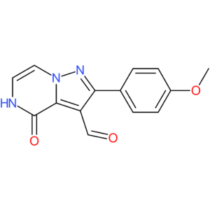 2-(4-methoxyphenyl)-4-oxo-4,5-dihydropyrazolo[1,5-a]pyrazine-3-carbaldehyde