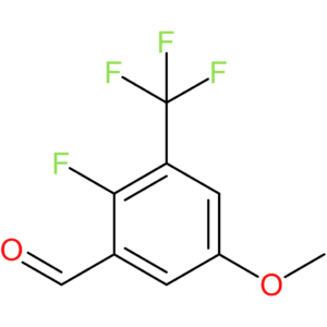 2-fluoro-5-methoxy-3-(trifluoromethyl)benzaldehyde