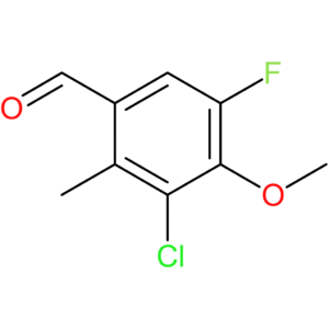 3-chloro-5-fluoro-4-methoxy-2-methylbenzaldehyde