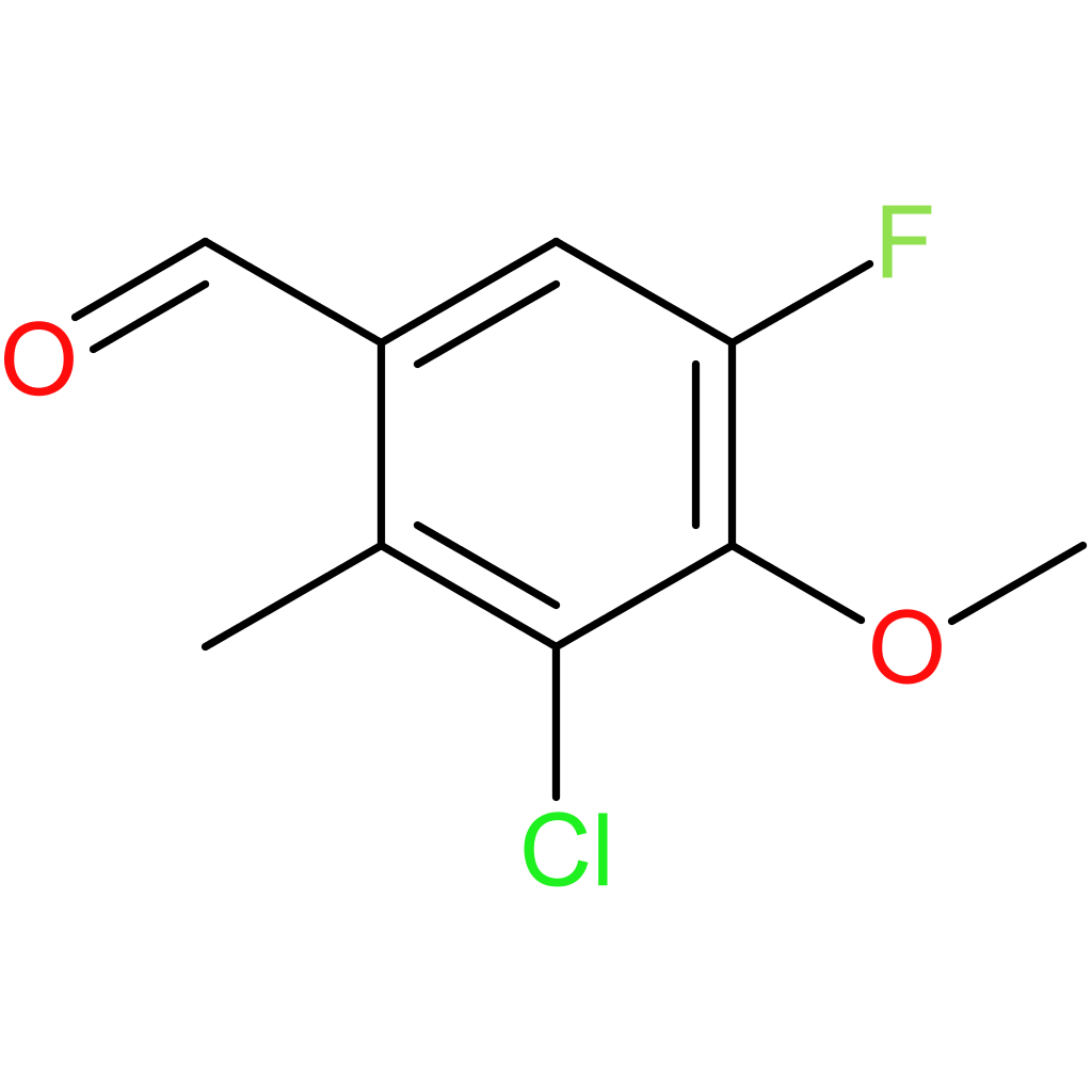 3-chloro-5-fluoro-4-methoxy-2-methylbenzaldehyde