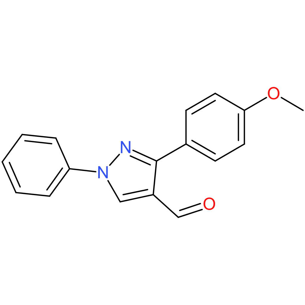 3-(4-methoxyphenyl)-1-phenyl-1H-pyrazole-4-carbaldehyde