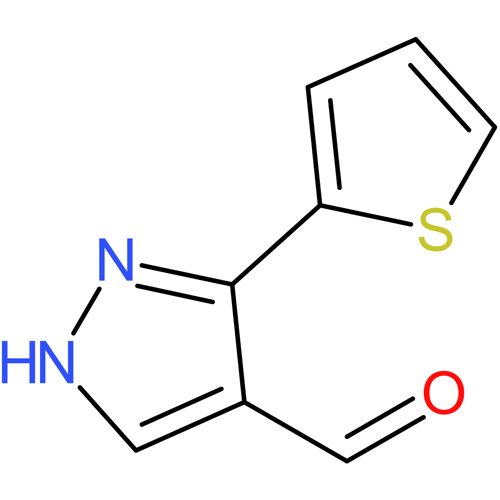 3-(thiophen-2-yl)-1H-pyrazole-4-carbaldehyde