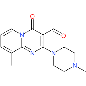 9-methyl-2-(4-methylpiperazin-1-yl)-4-oxo-4H-pyrido[1,2-a]pyrimidine-3-carbaldehyde