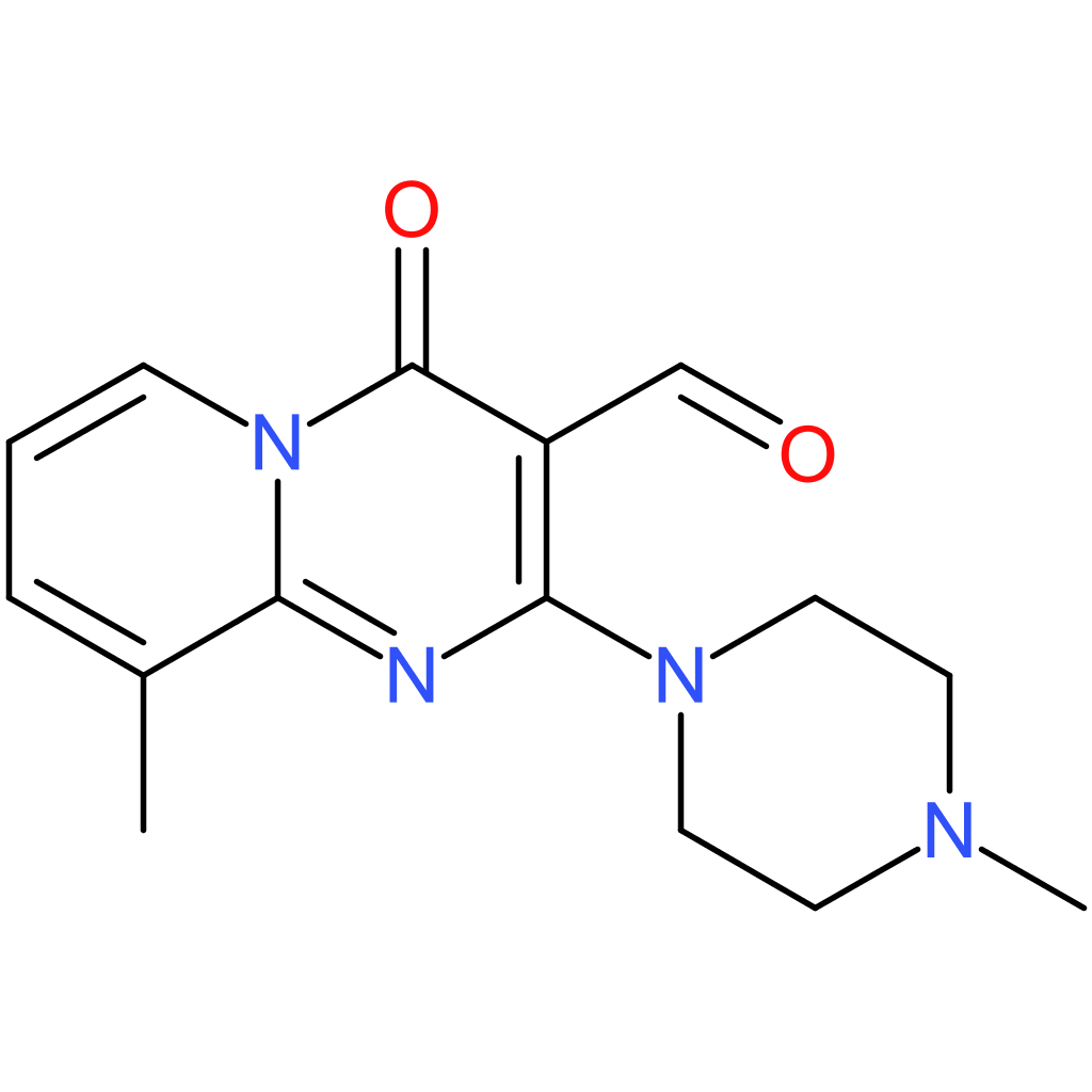9-methyl-2-(4-methylpiperazin-1-yl)-4-oxo-4H-pyrido[1,2-a]pyrimidine-3-carbaldehyde
