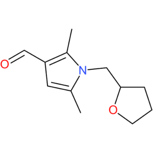 2,5-dimethyl-1-((tetrahydrofuran-2-yl)methyl)-1H-pyrrole-3-carbaldehyde