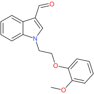 1-(2-(2-methoxyphenoxy)ethyl)-1H-indole-3-carbaldehyde