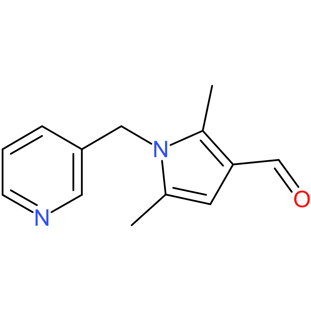 2,5-dimethyl-1-(pyridin-3-ylmethyl)-1H-pyrrole-3-carbaldehyde
