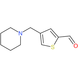 4-(piperidin-1-ylmethyl)thiophene-2-carbaldehyde