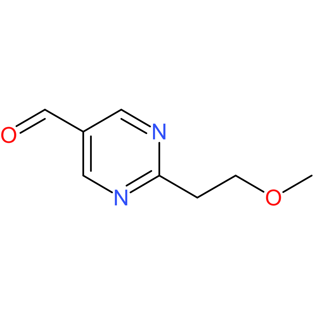 2-(2-methoxyethyl)pyrimidine-5-carbaldehyde