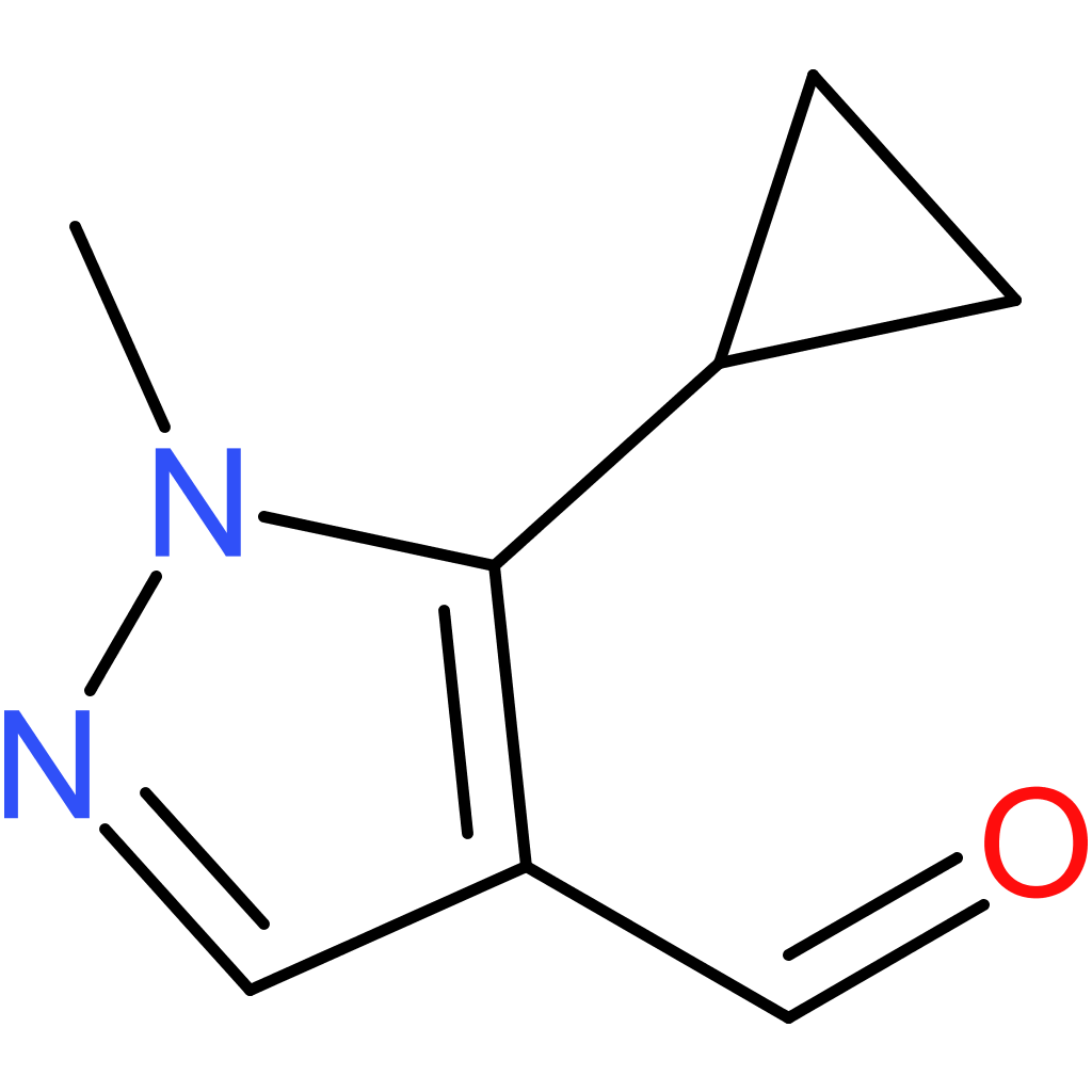 5-cyclopropyl-1-methyl-1H-pyrazole-4-carbaldehyde