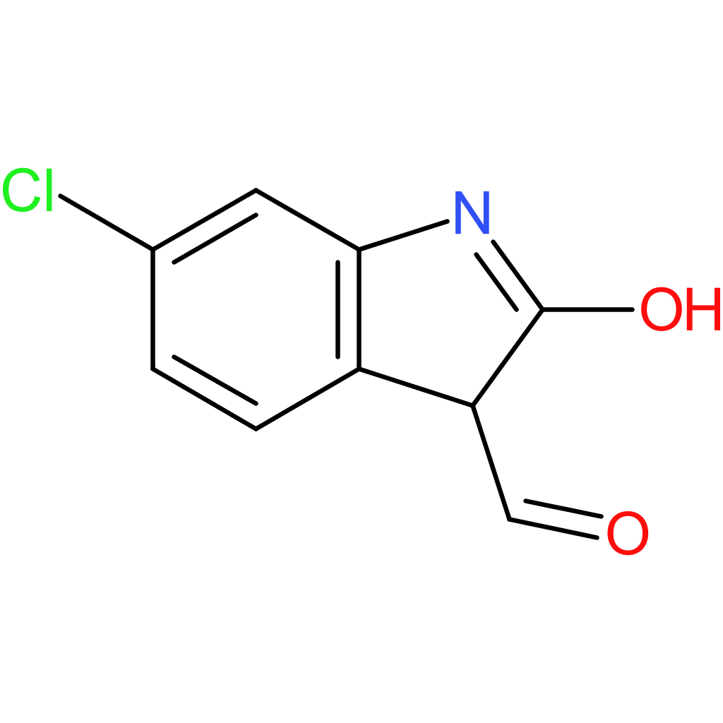 6-chloro-2-hydroxy-3H-indole-3-carbaldehyde