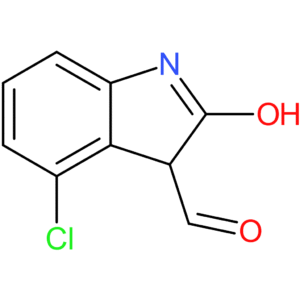 4-chloro-2-hydroxy-3H-indole-3-carbaldehyde