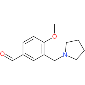 4-methoxy-3-(pyrrolidin-1-ylmethyl)benzaldehyde