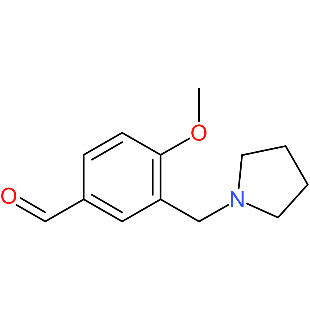 4-methoxy-3-(pyrrolidin-1-ylmethyl)benzaldehyde