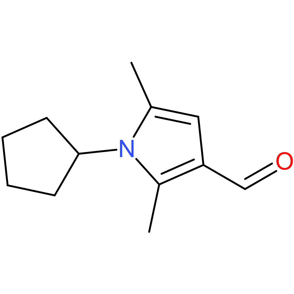 1-cyclopentyl-2,5-dimethyl-1H-pyrrole-3-carbaldehyde