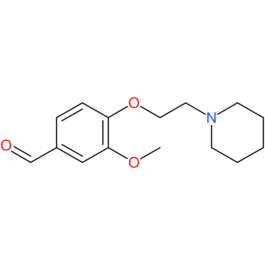 3-methoxy-4-(2-(piperidin-1-yl)ethoxy)benzaldehyde