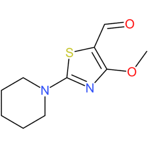 4-methoxy-2-(piperidin-1-yl)thiazole-5-carbaldehyde