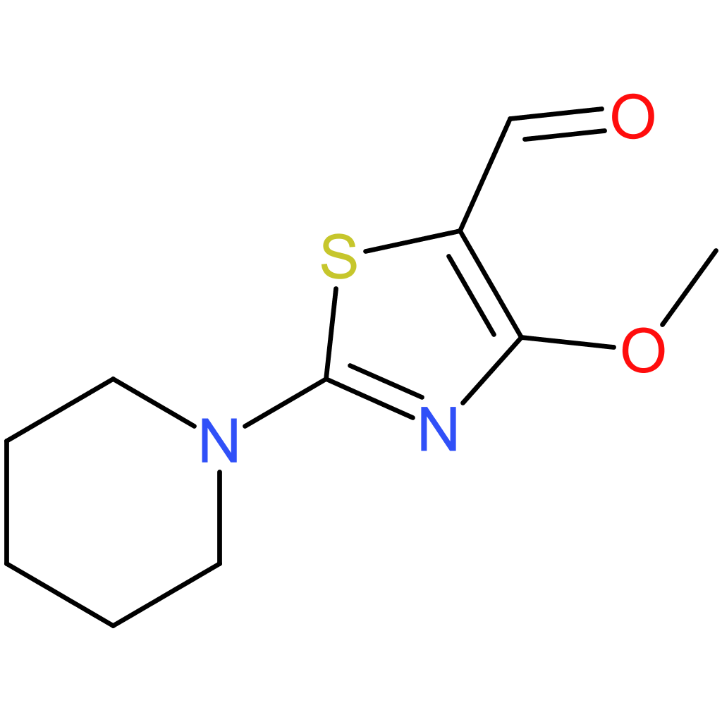 4-methoxy-2-(piperidin-1-yl)thiazole-5-carbaldehyde