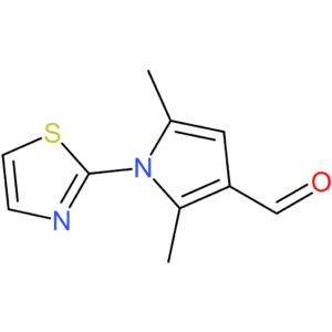 2,5-dimethyl-1-(thiazol-2-yl)-1H-pyrrole-3-carbaldehyde