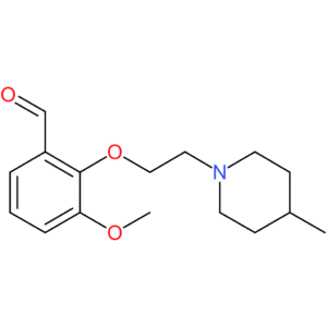 3-methoxy-2-(2-(4-methylpiperidin-1-yl)ethoxy)benzaldehyde