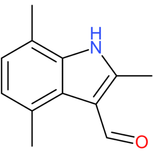 2,4,7-trimethyl-1H-indole-3-carbaldehyde