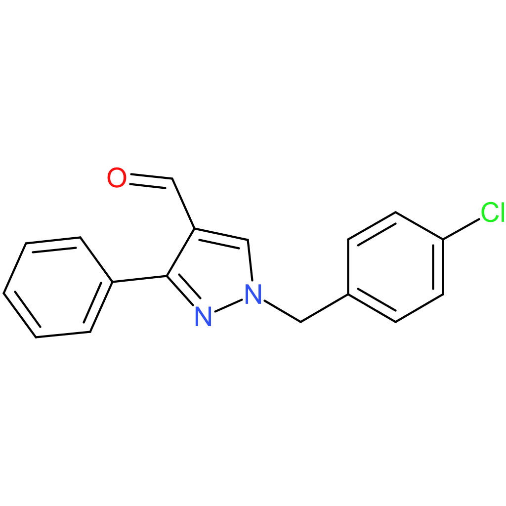 1-(4-chlorobenzyl)-3-phenyl-1H-pyrazole-4-carbaldehyde