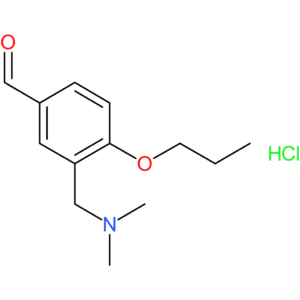 3-((dimethylamino)methyl)-4-propoxybenzaldehyde hydrochloride